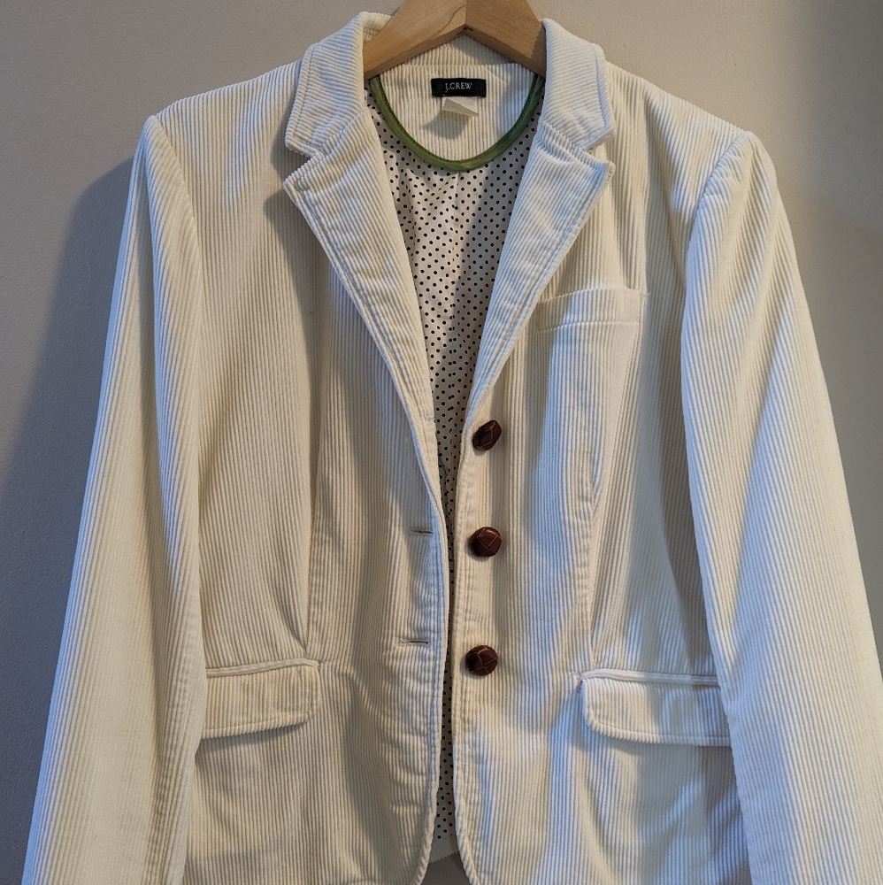 J. Crew corduroy blazer, Sz L